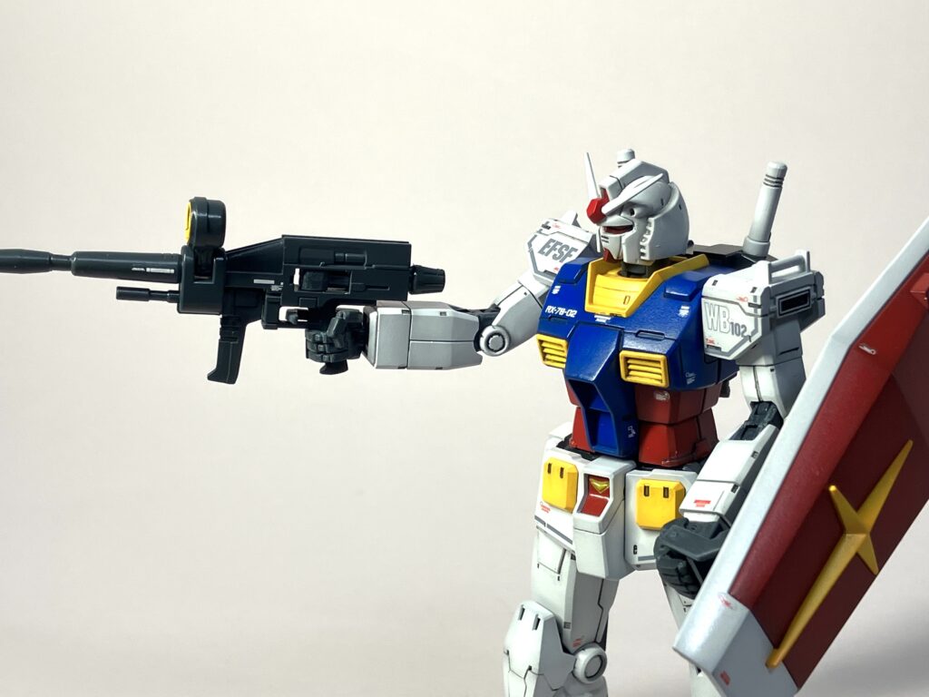 HG RX-78-02 ガンダム(HG RX-78-02 ガンダム) 全塗装 完成レビュー